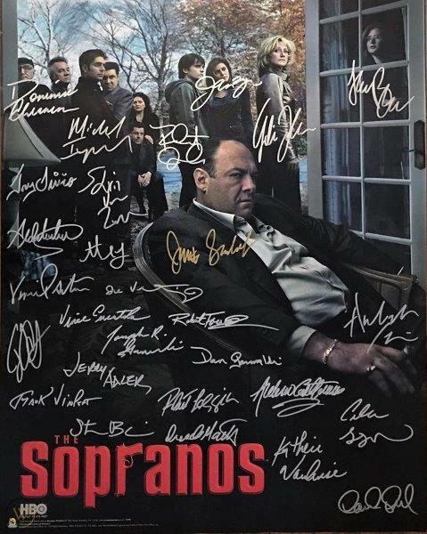 REPRINT - SOPRANOS Cast Autographed Signed 8 x 10 Photo Poster Man Cave
