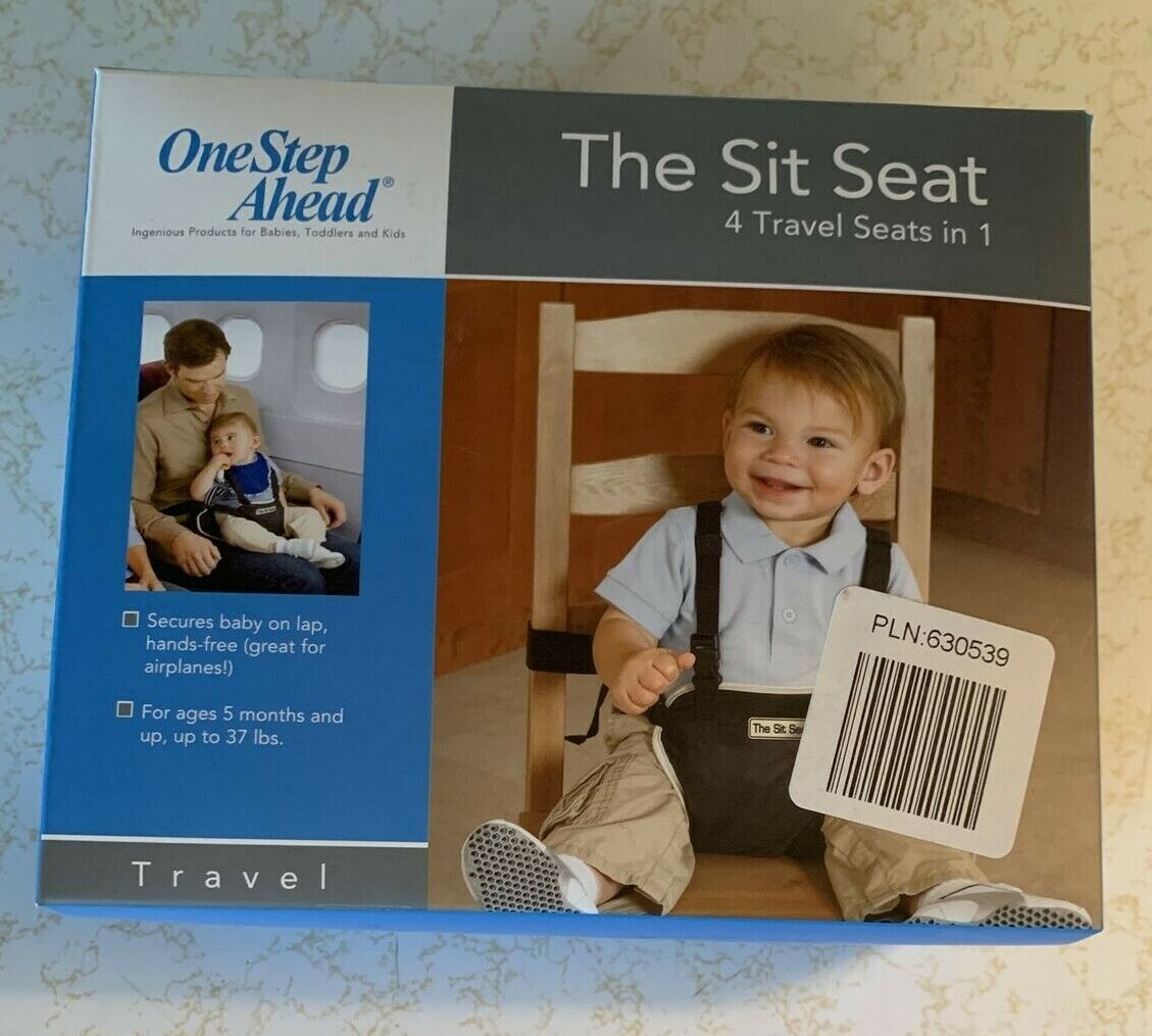 One Step Ahead The Sit Seat Travel Seat For Babies/toddlers 4 Travel Seats In 1