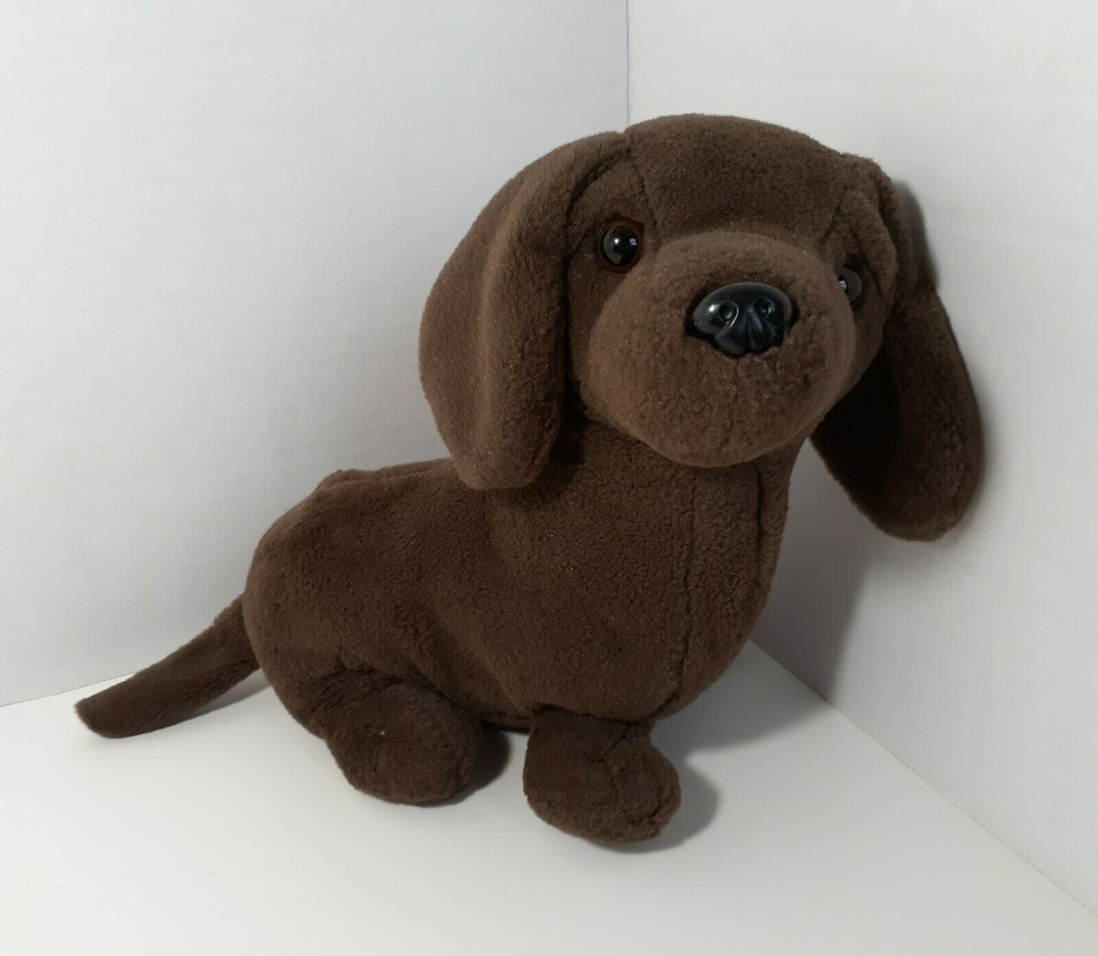 Dan Dee Dachshund Weiner Dog Brown Plush Stuffed Animal Soft 8"