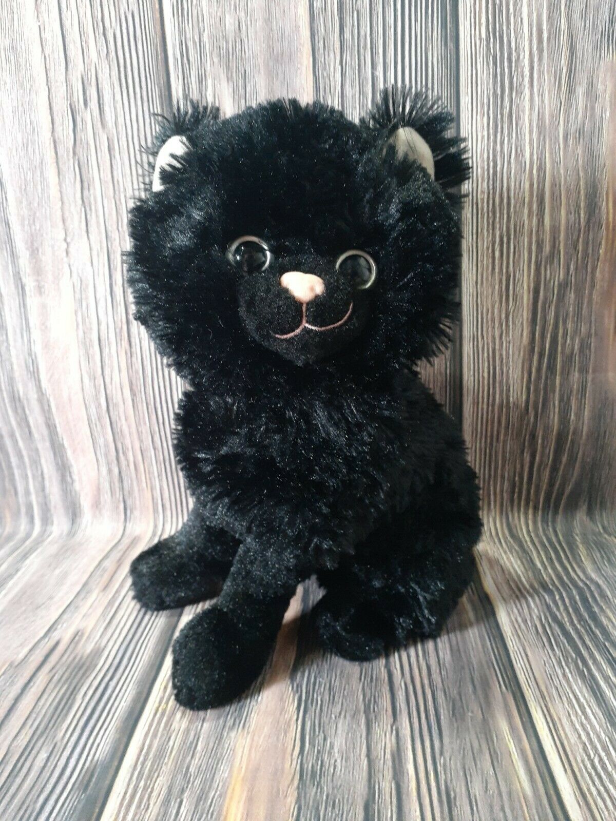 Dan Dee Collector's 10" Black Cat Kitten Toy Stuffed Animal Plush Halloween