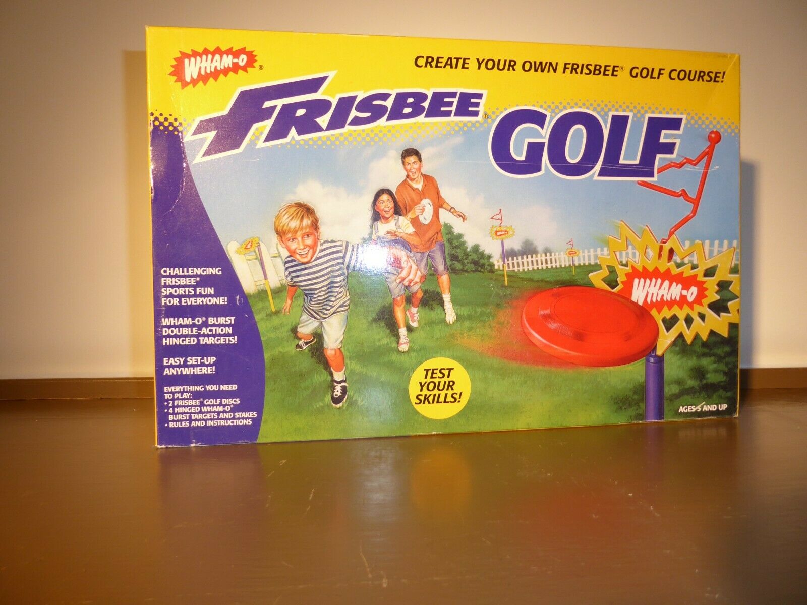 Wham-o Frisbee Golf Set - New/sealed - 1990's Vintage Game
