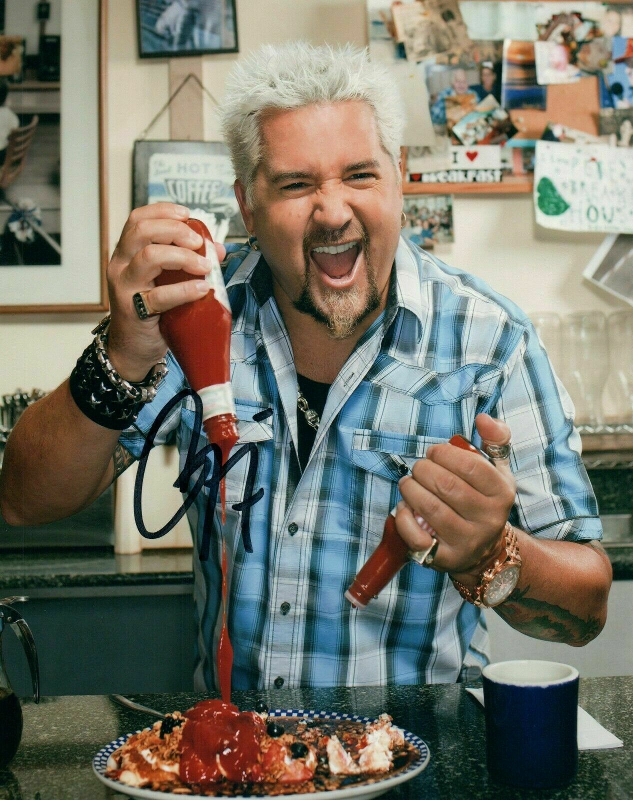 Guy Fieri Autographed Signed 8x10 Photo ( Guys Grocery Games ) REPRINT