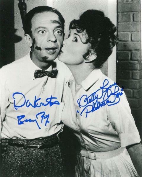 REPRINT - DON KNOTTS - BETTY LYNN ANDY GRIFFITH SHOW Signed 8 x 10 Glossy Photo