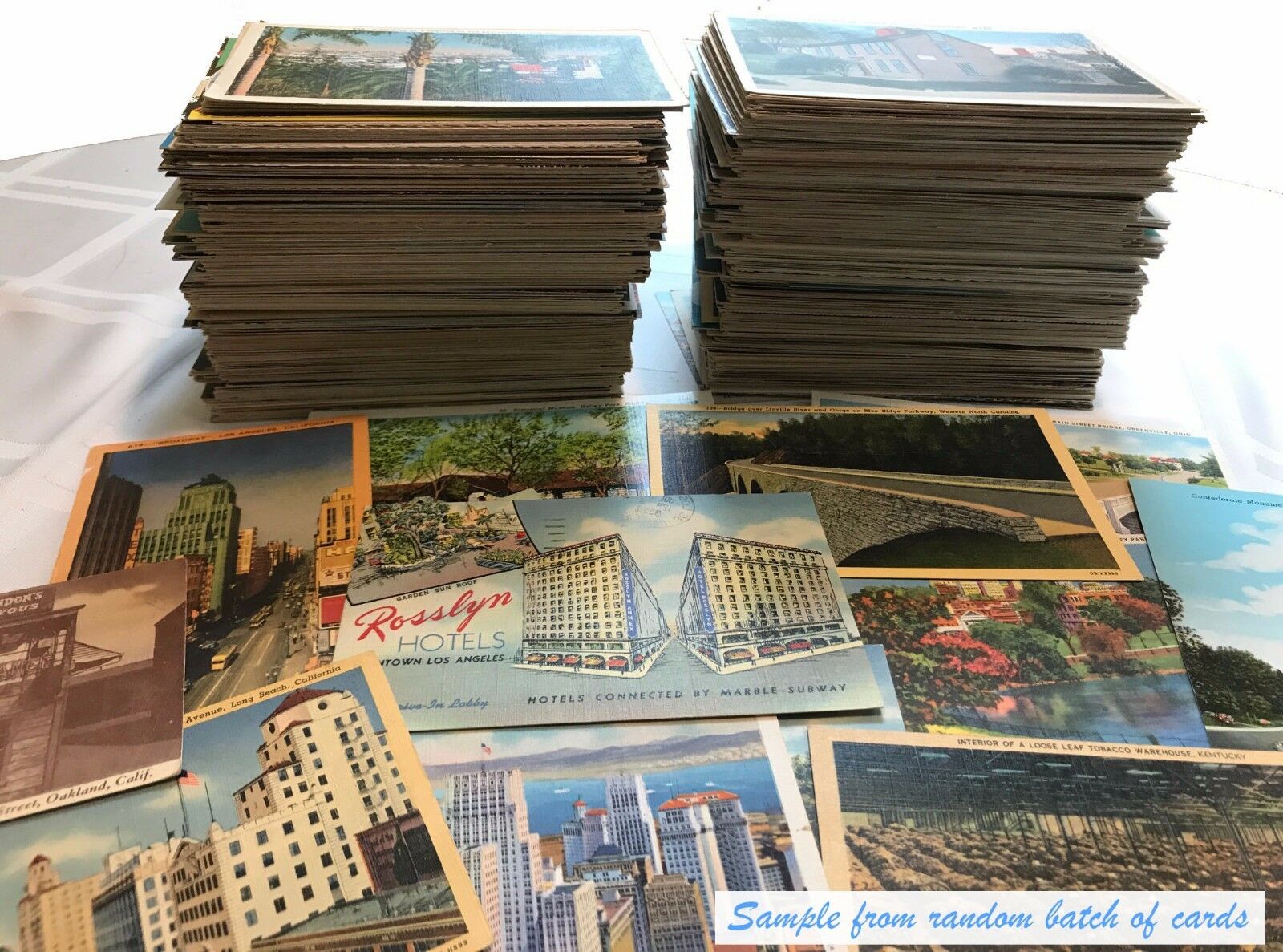 Vintage lot of postcards ~ 25 Random Postcards from the 1920s to '70s - Historic