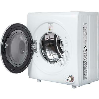 1400W 9LBS Automatic Drum Electric Tumble Compact Laundry Dryer 2.65Cu.Ft White