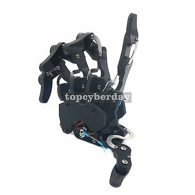Assembled Mechanical Claw Clamper Gripper Arm Right Hand with Servos Robot DIY