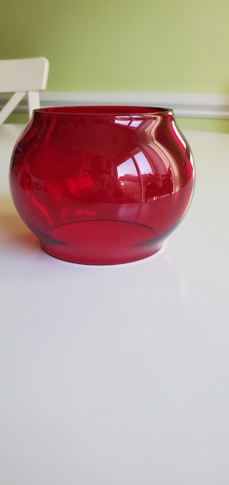 Red Kopp Short Globe for Railroad Railway Lanterns