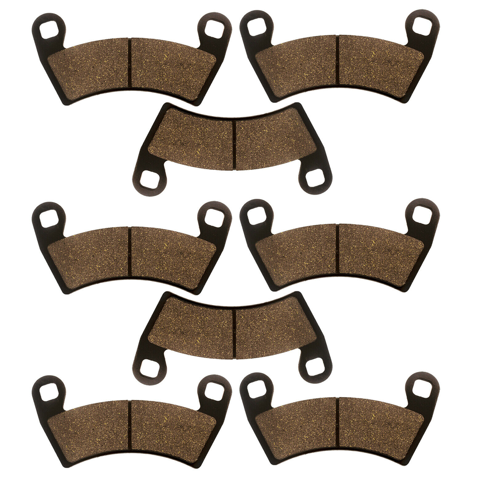 Front And Rear Brake Pads For Polaris Rzr Xp 1000 2014-2020 / 2203747 2205949