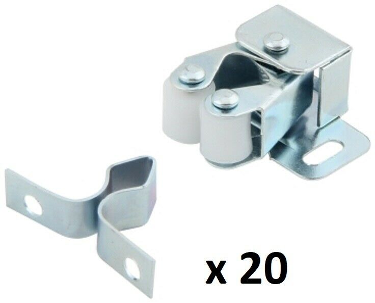 Double Roller Catch With Prong For Cabinet Doors,cabinet Latch By Silverline 20p