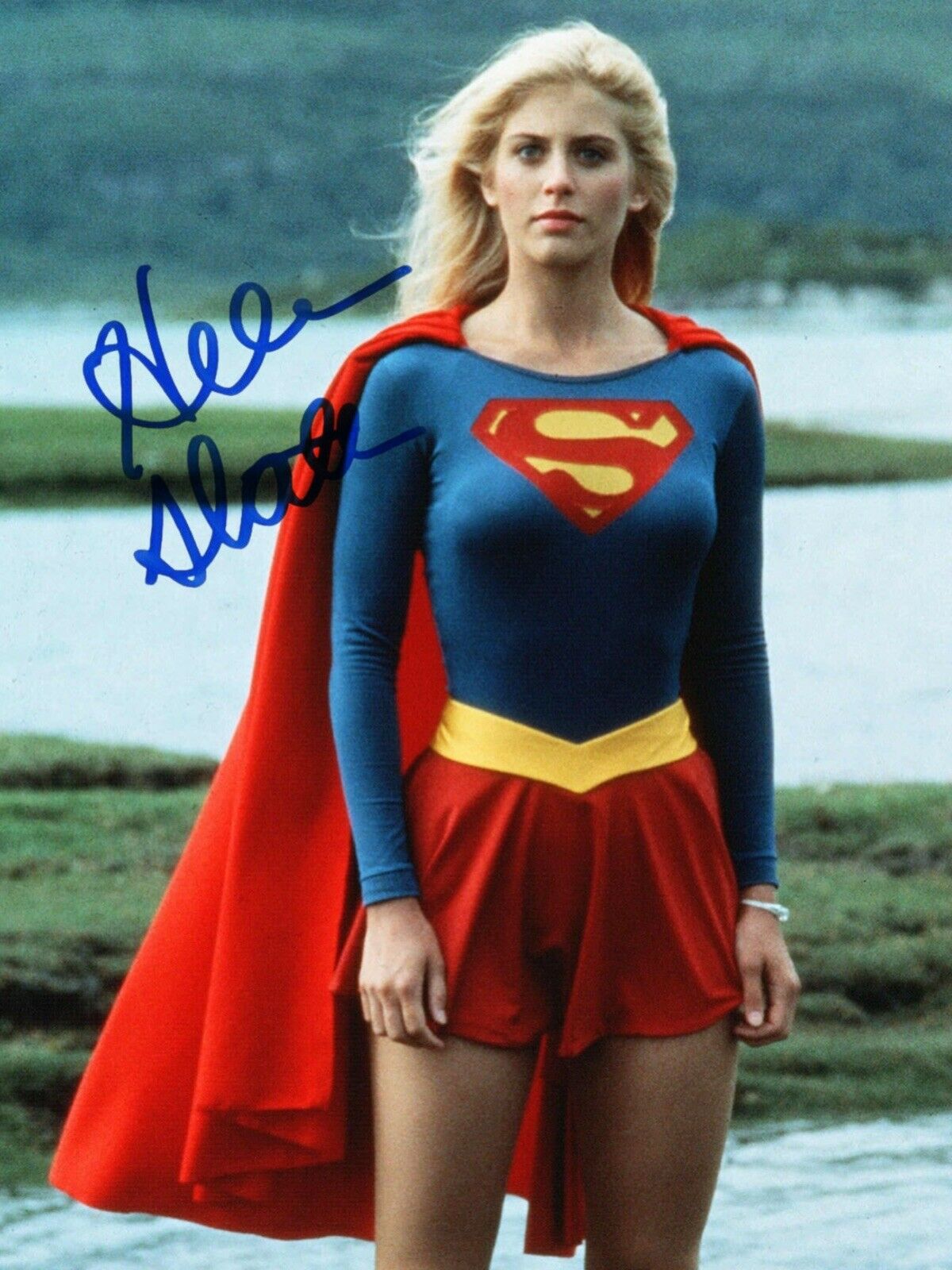 Helen Slater Autographed Signed 8.5 X 11 Photo ( Supergirl ) REPRINT