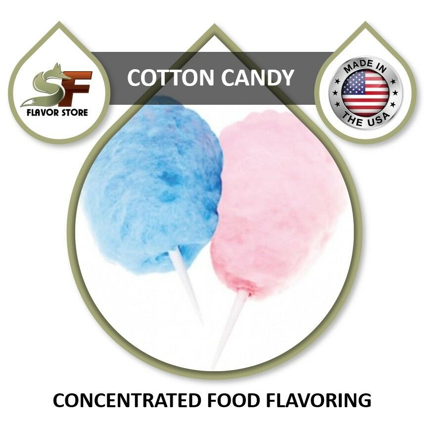 Cotton Candy Food Flavor - Concentrated Food Flavoring - 1oz/30ml - Fl057