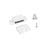Cabinet Hardware Single Magnetic Catch White Zinc 15lb  C0631