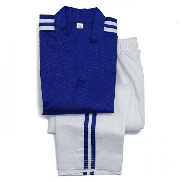 New Taekwondo Uniform Taekwondo Demo Team Uniform Special Fabric All sizes-BLUE