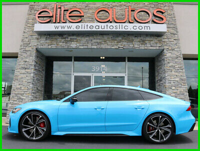 2021 Audi Rs7 Audi Rs7 Finished In Special Order Riviera Blue 1 Of 1 Combo