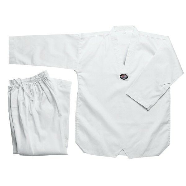 Taekwondo Uniform New Tkd Student Dobok Set White Taekwond Gi Uniform All Sizes