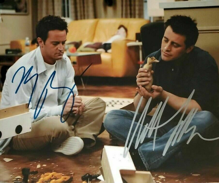 Matt Leblanc / Matthew Perry Autographed Signed 8x10 Photo ( Friends ) Reprint