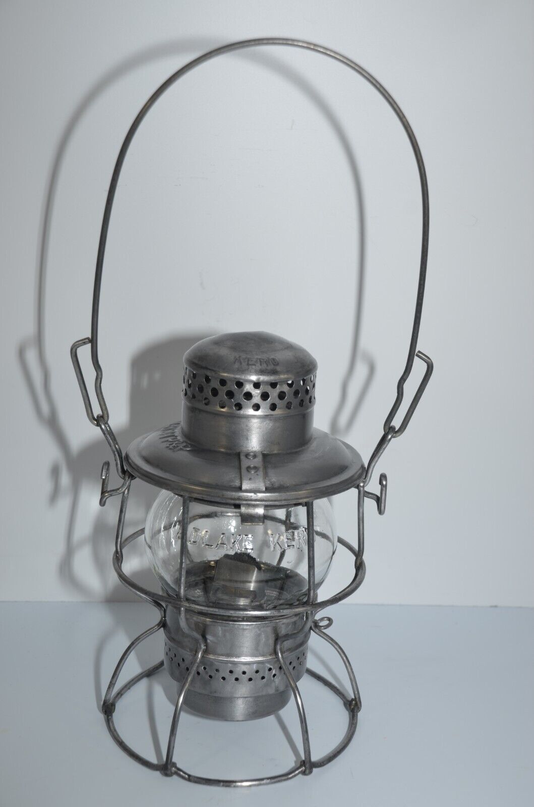 Chicago Milwaukee St Paul & Pacific Rr Adlake Kero Clear Globe Switchman Lantern
