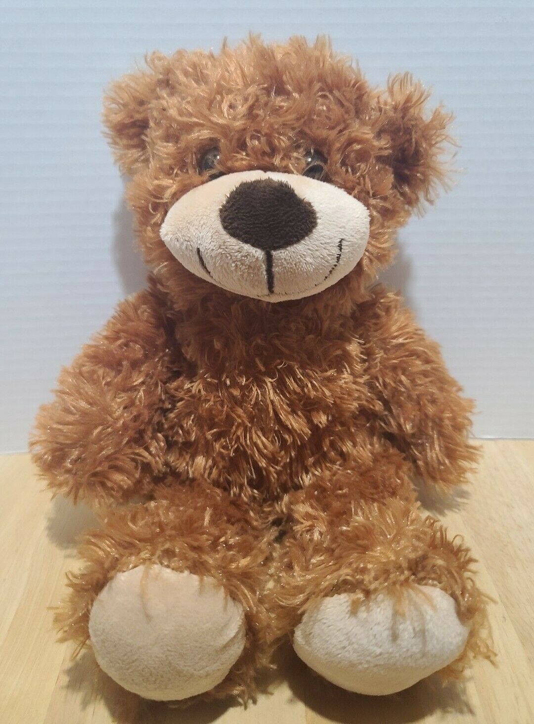 Dan Dee Collector's Choice Brown Bear 14" Plush Stuffed Animal Euc Dual Texture
