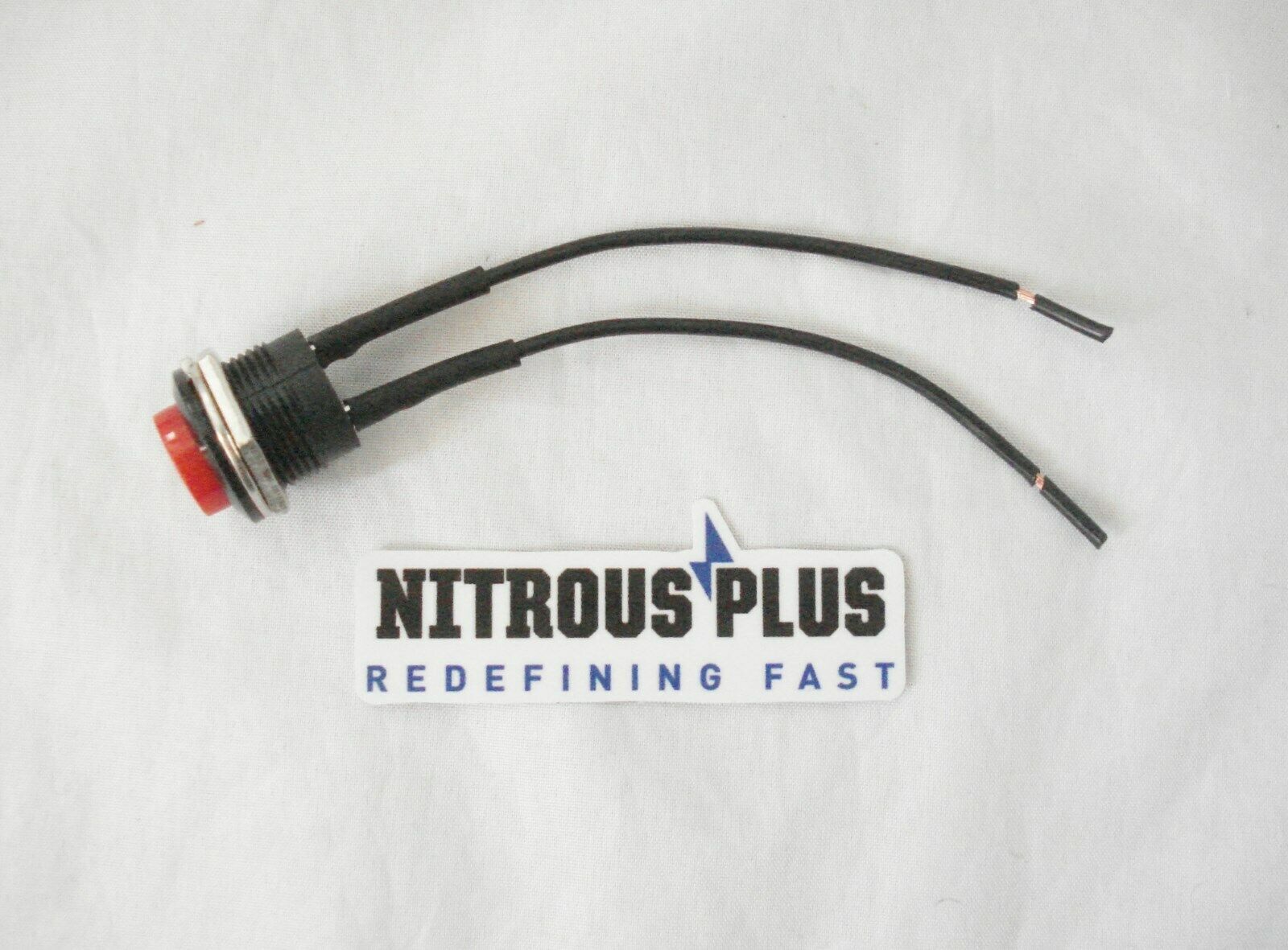 Nitrousplus Momentary Push Button Switch Nitrous Purge, Line Lock, Trans Brake