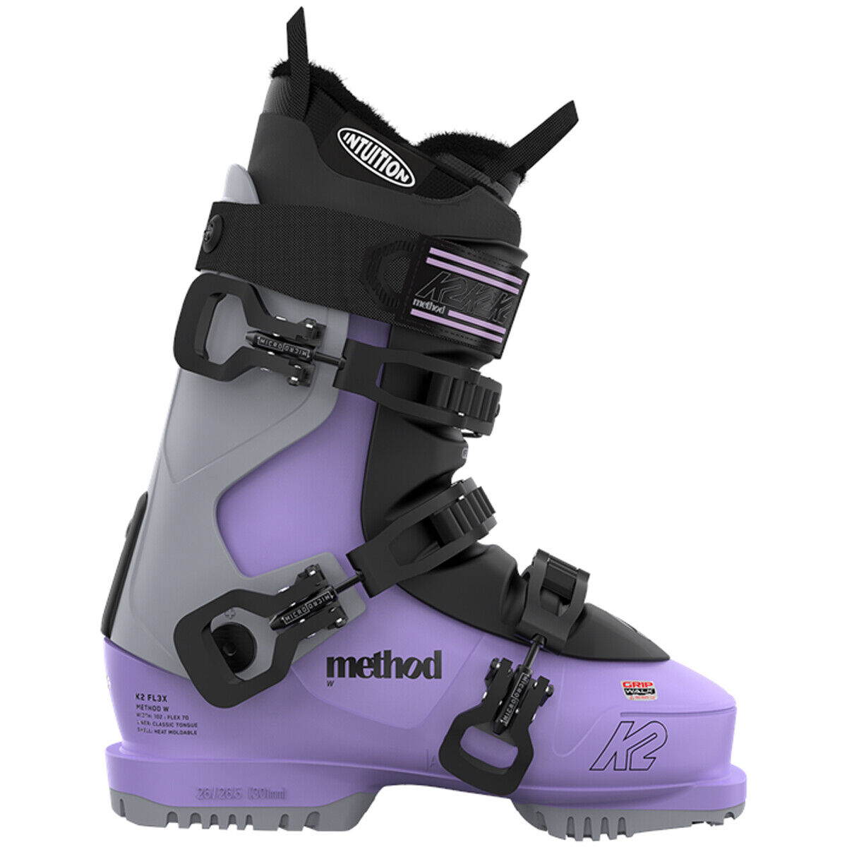 K2 Method Purple 24.5 Ski Boots Women's 2023