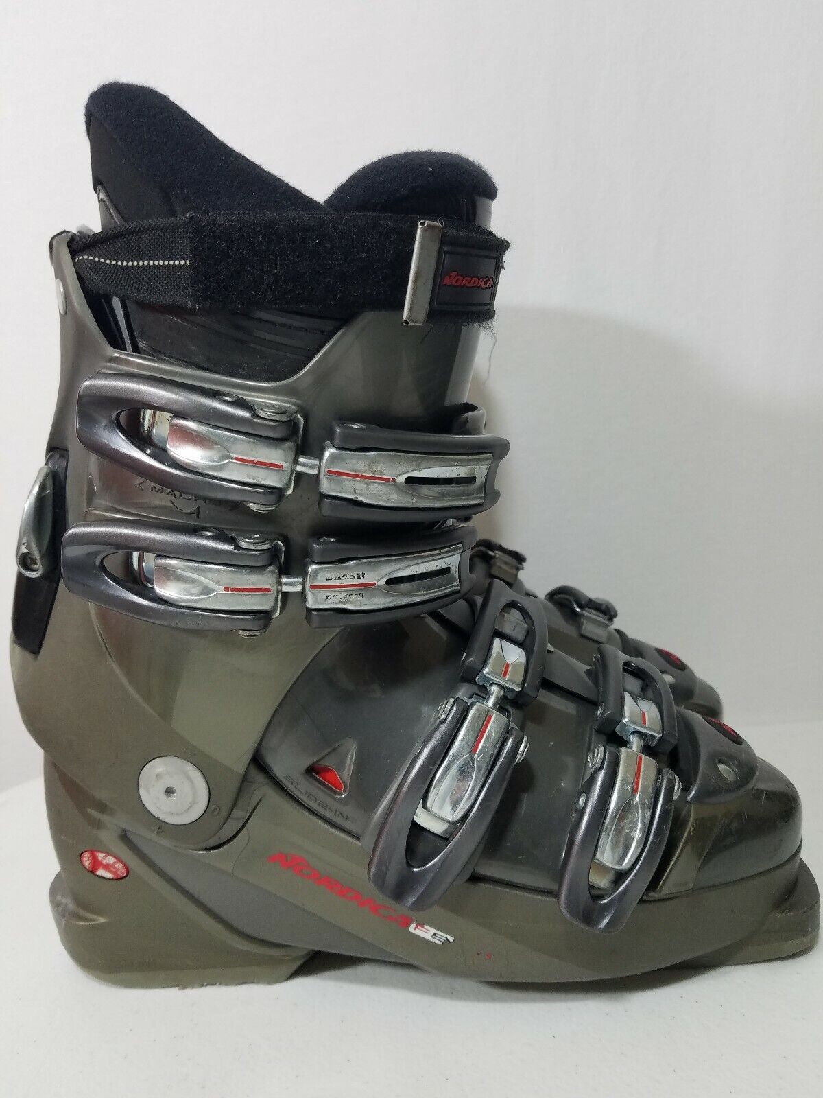 Nordica F5.2W Womens Gray Ski Boots Size 24.5 285mm