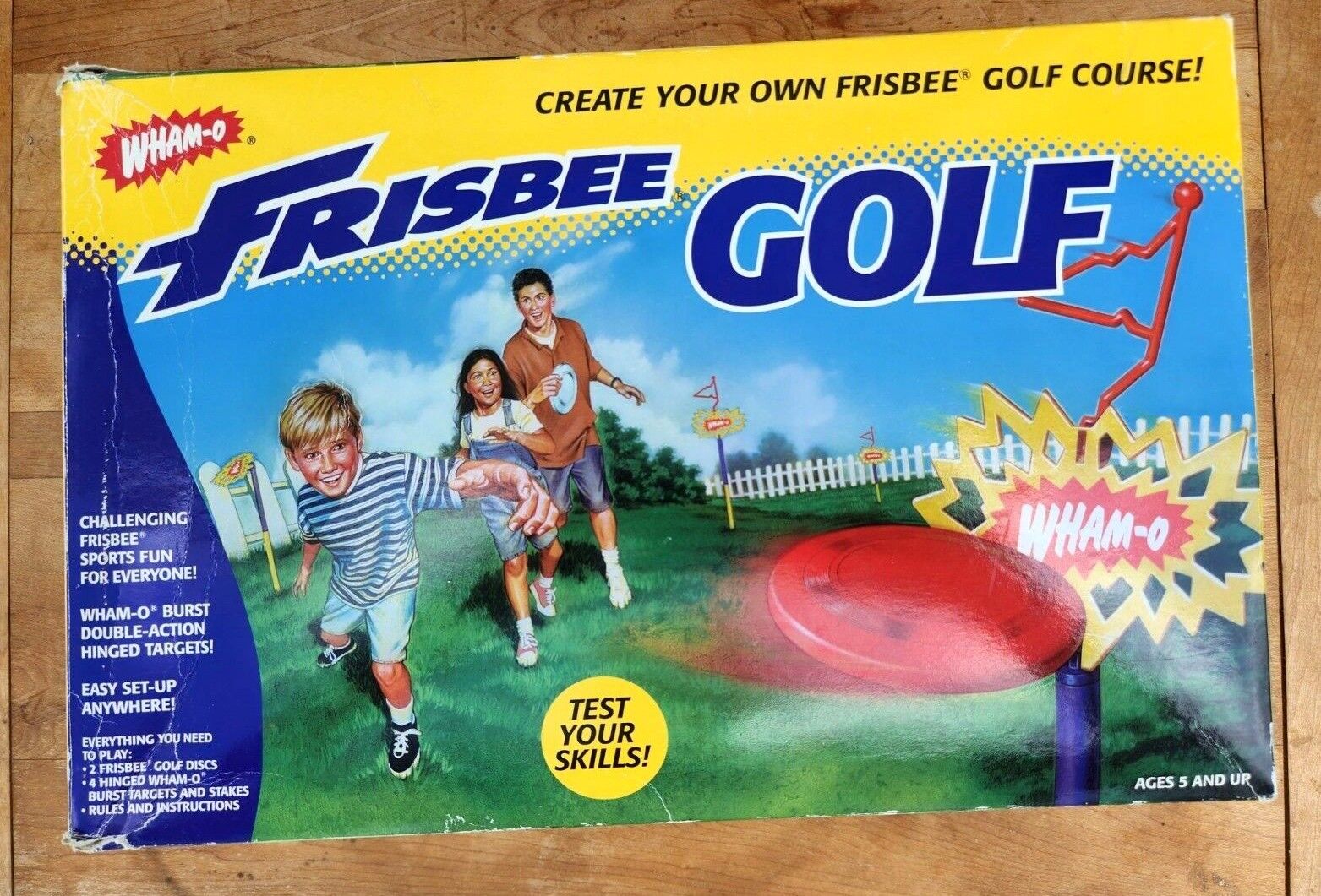 Vintage 1988 Wham-o Frisbee Golf Course Set Game - New
