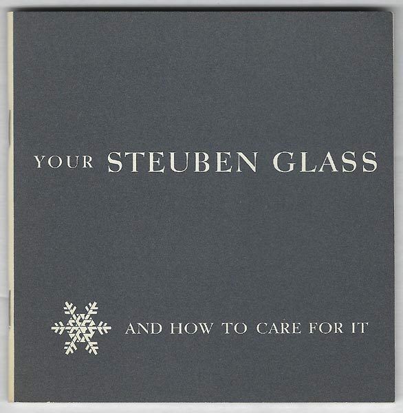 Your Steuben Glass Advertising Book Booklet Gazelle Bowl Crown Cup Ny Corning