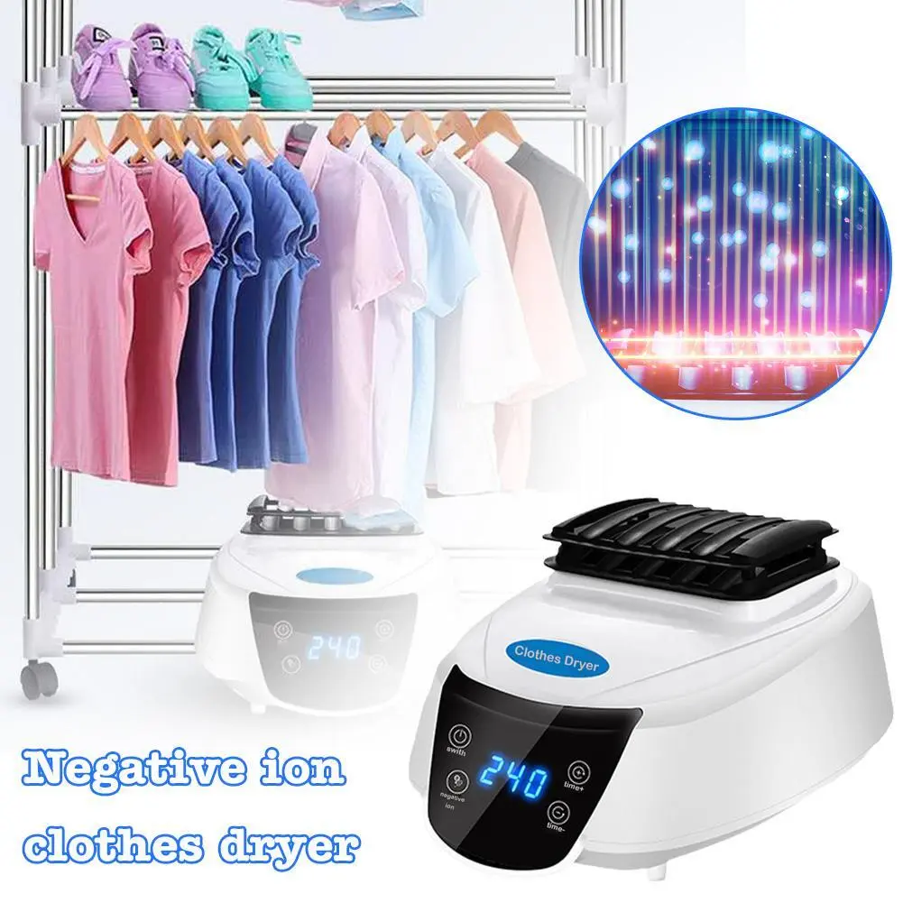 Electric Clothes Dryer Portable Quickly Drying Clothes Negative Ion Heaterxp
