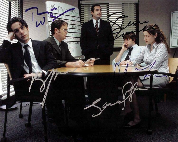 Reprint - The Office Cast Steve Carell Autographed Signed 8 X 10 Photo Poster Rp