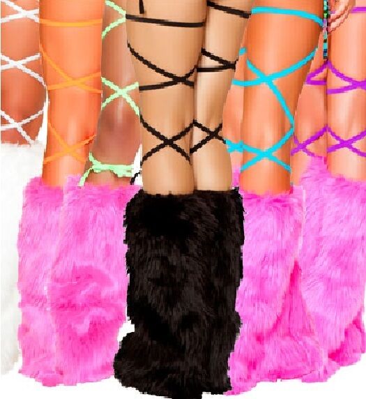 Sexy Roma Solid Color Thigh Leg Ties Wraps String Stripper Exotic Dancer Wear