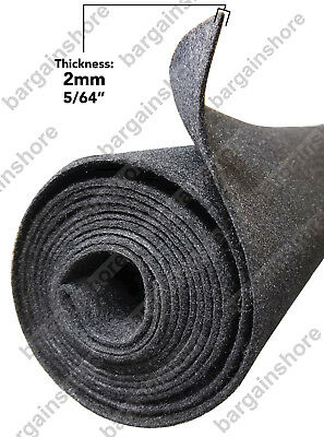 Felt roll Liner Polymat carpet 16ft x 3.75' Charcoal for Tradeshow Divider
